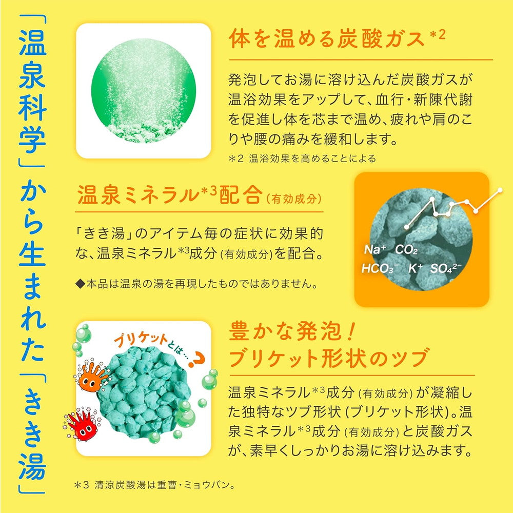 Kiki-yu Refreshing Carbonated Bath Powder Lemon Scent 360g