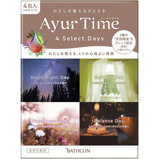 Ayurtime Four Select Days 4 Types 40g x 4 Packs