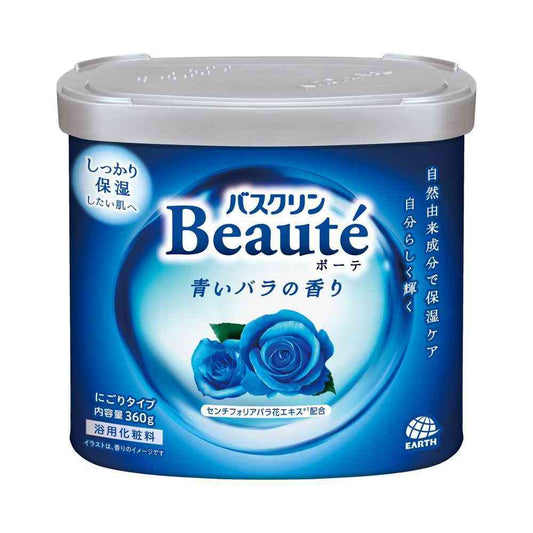 Earth Chemical Bathclin Bote Blue Rose Scent 360g (Approx. 12 Uses)