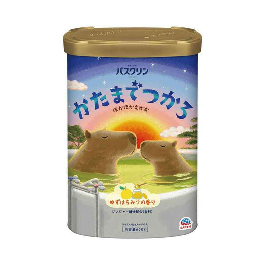 [Quasi-Drug] Earth Chemical Bathclin Up to Shoulders Yuzu Honey Scent 600g (Approx. 20 Uses)