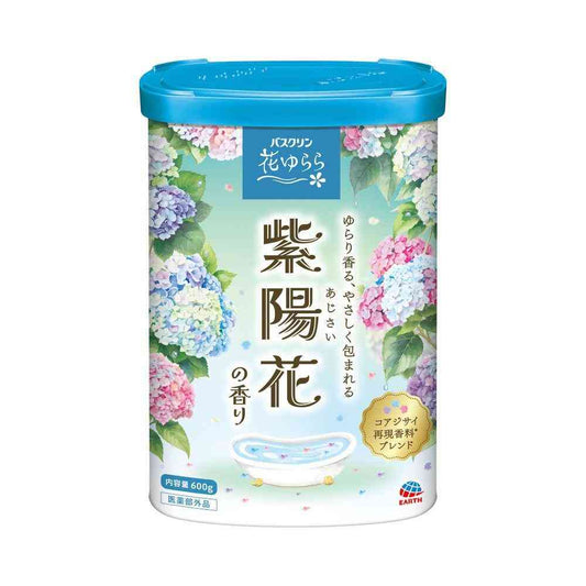 Earth Chemical Bathclin Hanayurara Hydrangea Scent 600g