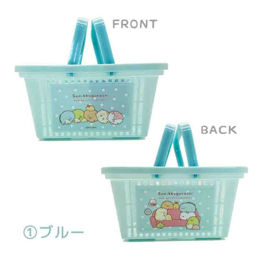 San-X Sumikko Gurashi Character Basket Blue SG-5559449BL 183g