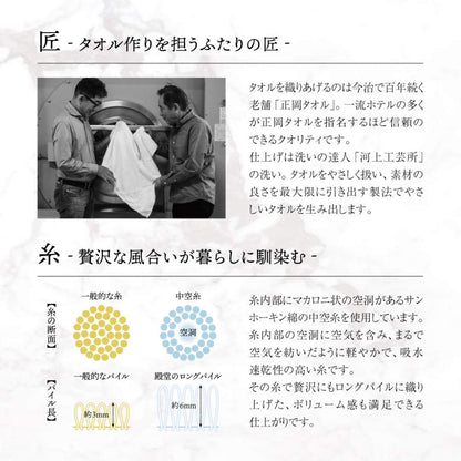 Imabari Hall - Natural Water Finish - Towel Set 14100
