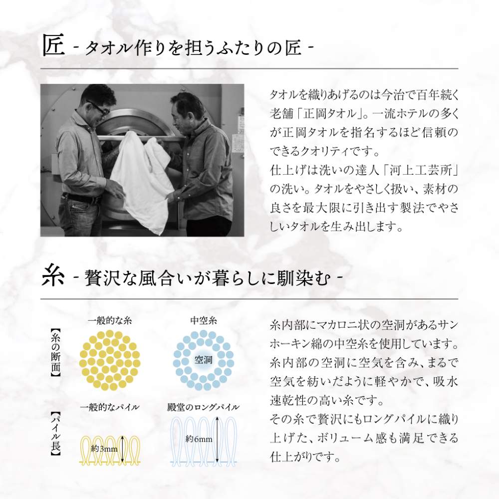 Imabari Hall - Natural Water Finish - Towel Set 14200