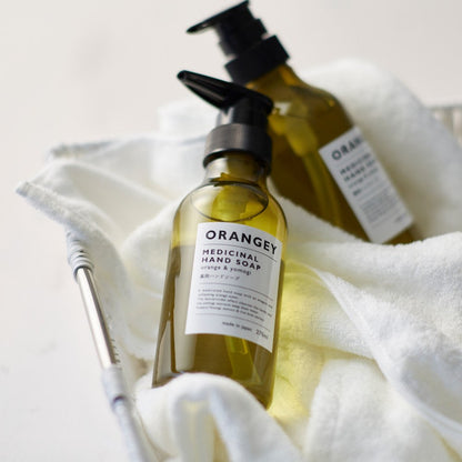 Orangy Medicinal Hand Soap and Towel Set 19035