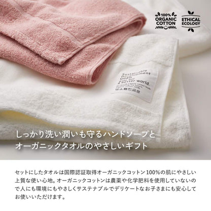 Orangy Medicinal Hand Soap and Towel Set 19031