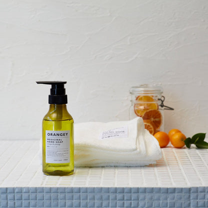Orangy Medicinal Hand Soap and Towel Set 19031