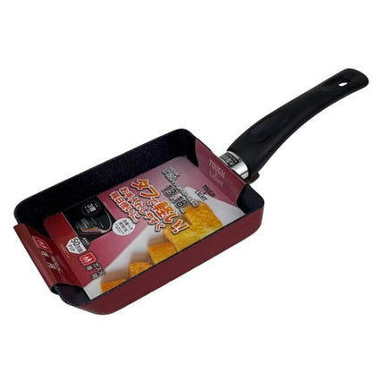 Pearl Metal Tough & Light Diamond Marble Coated Tamagoyaki Pan 13×18cm