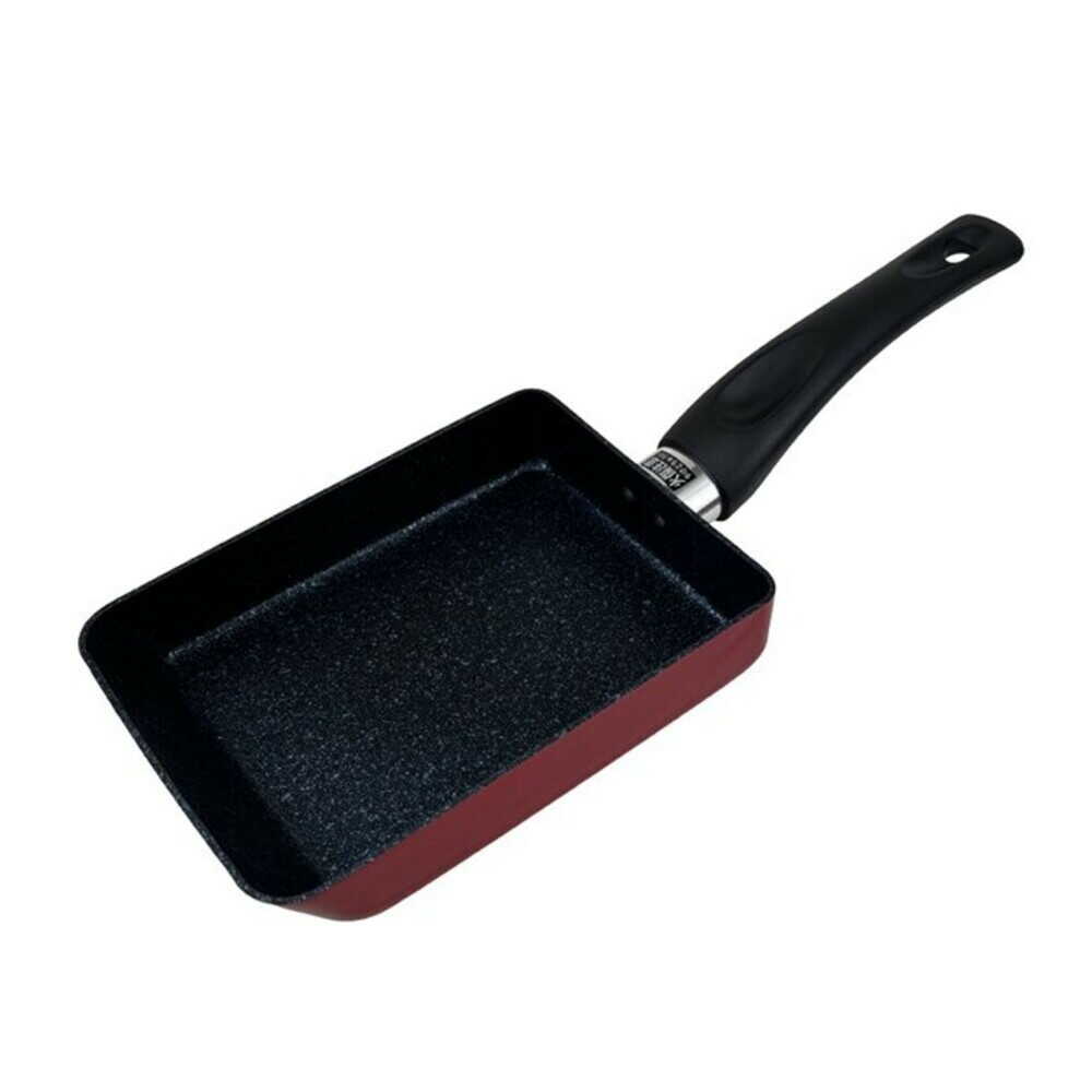 Pearl Metal Tough & Light Diamond Marble Coated Tamagoyaki Pan 13×18cm