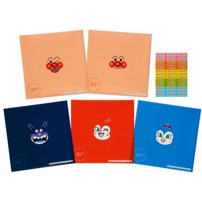 Torne Anpanman Rice Ball Wrap 15 Sheets (3 Sheets of 5 Designs)