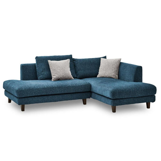 Left Couch Sofa Raymons Brown Leg Type Blue