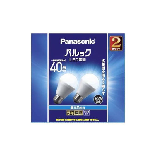 Panasonic LED Basic 40 Daylight 2P LED Bulb 2 Pack