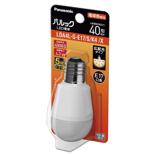 Panasonic LED Bulb E17 Wide Beam Basic 40 Bulb Color