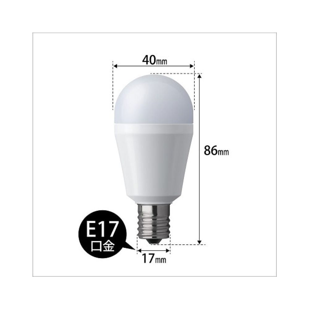 Panasonic LED Bulb E17 Wide Beam Basic 60 Daylight