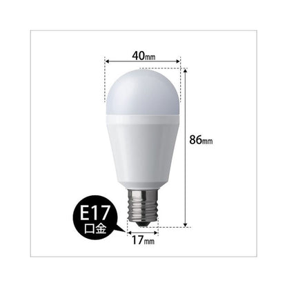 Panasonic LED Bulb E17 Wide Beam Basic 60 LED Bulb Warm White (P)LDA7LGE17SK6X