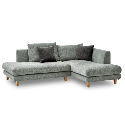 Left Couch Sofa Raymons Natural Leg Type Light Gray