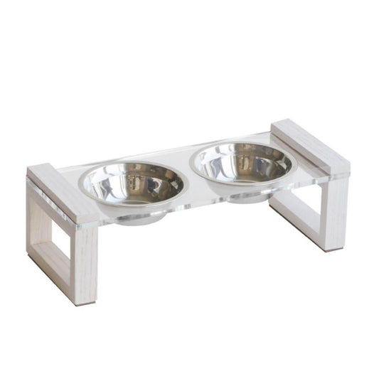 Pet Food Bowl Lime White 330994