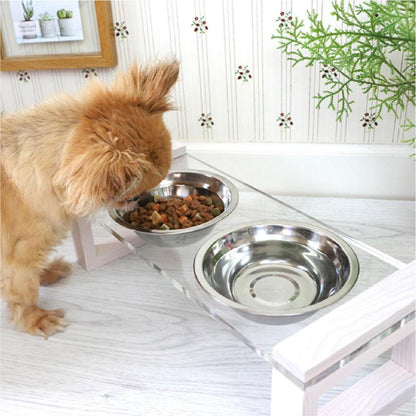 Pet Food Bowl Lime White 330994