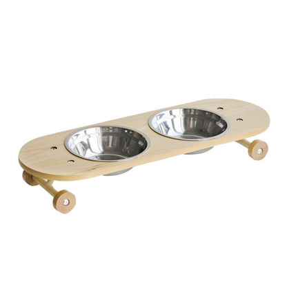 Pet Food Bowl Skate Plate Natural Large 352914