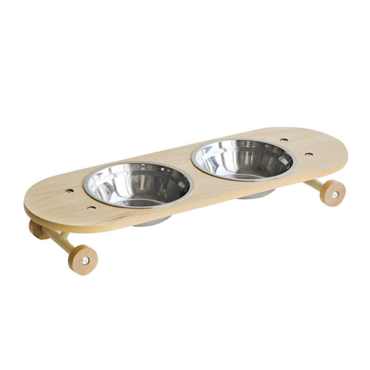 Pet Food Bowl Skate Plate Natural Large 352914