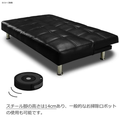 Sofa Bed NERO 2 Black 378997