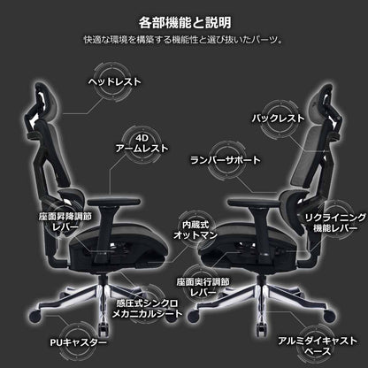 Celestial Gaming Chair Mercury Gray
