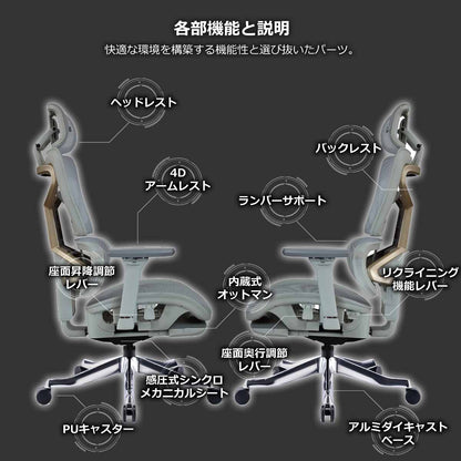 Celestial Gaming Chair Moon White