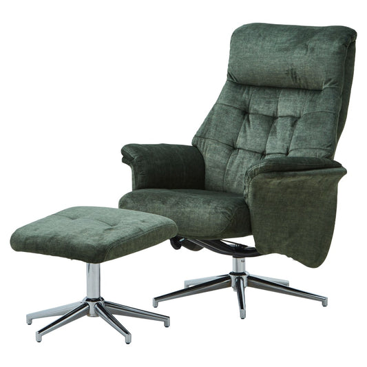 Recliner Dolphin Fabric Green