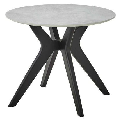 Lamin Dining Table Round 90cm Brown