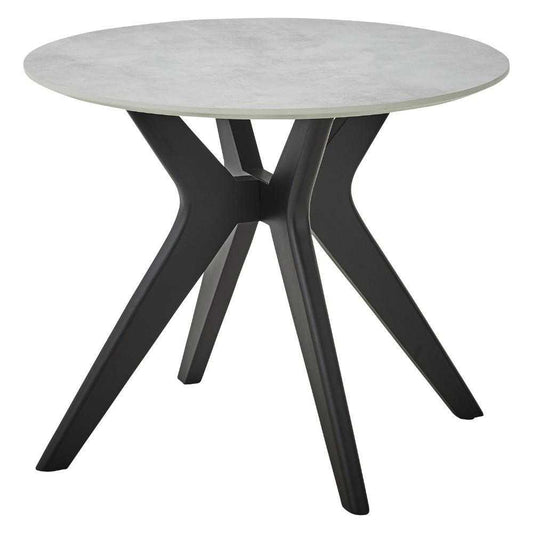 Lamin Dining Table Round 90cm Brown