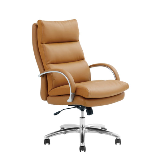 Desk Chair Grant High Type Synthetic Leather Light Brown