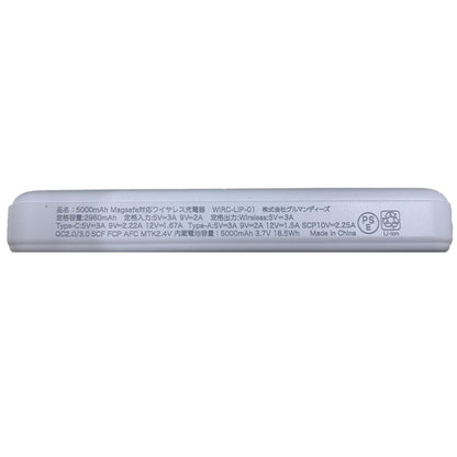 Gurumanディース Chiikawa Rabbit MagSafe Compatible Wireless Lithium Charger 5000mAh
