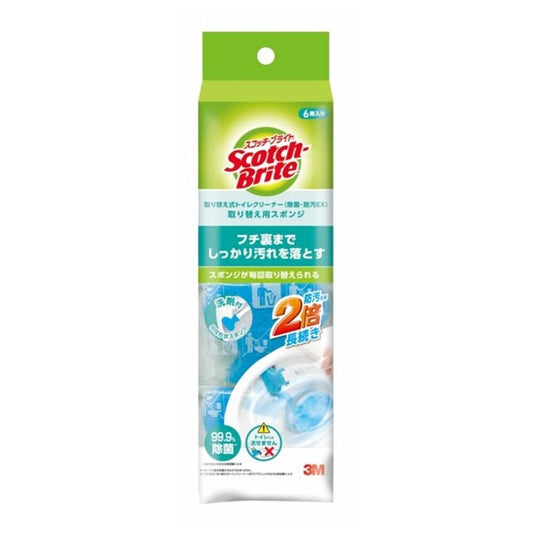 3M Replaceable Toilet Cleaner Refill 6 Pieces