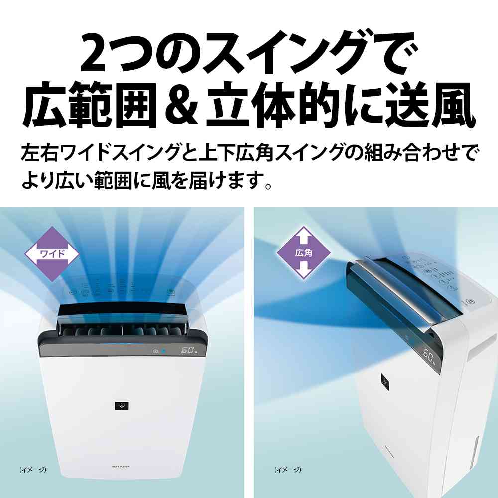Sharp Dehumidifier for Clothes Drying CV-R180 W White
