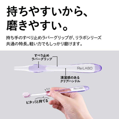 Sees One SD Relabo Compact Spiral Toothbrush Medium 1 Piece (Color Selection Not Available)