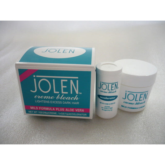 Jolen Cream Bleach 1st Agent (Powder) 7g / 2nd Agent (Cream) 28g