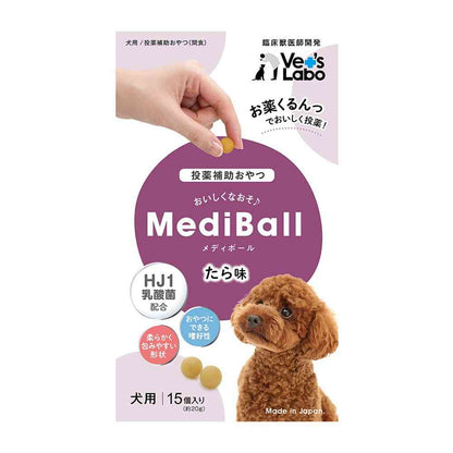 Japan Pet Communications Dog Mediball Cod Flavor 15 Pieces