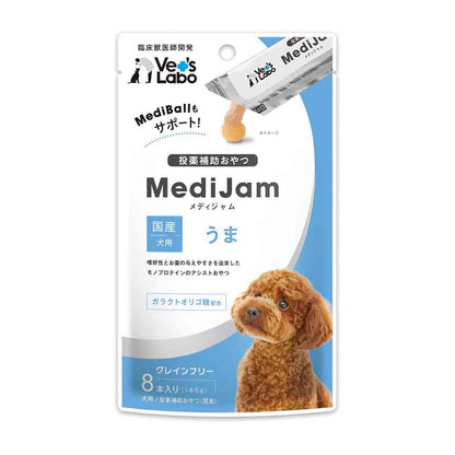 Japan Pet Communications Dog Medi Jam Horse 6g x 8 Sticks