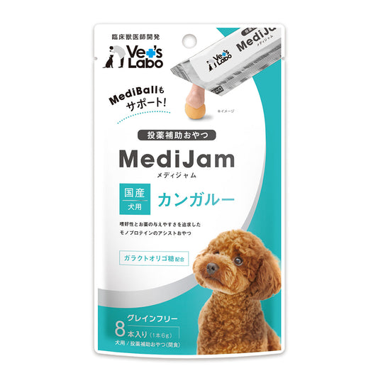 Japan Pet Communications Dog Medi Jam Kangaroo 6g x 8 tubes