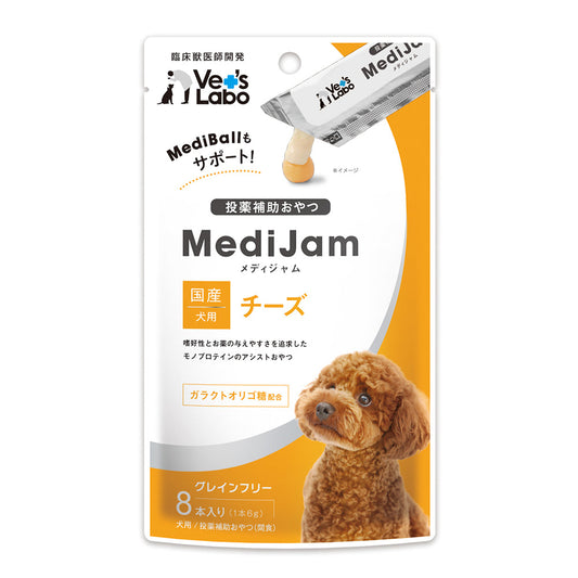 Japan Pet Communications Dog Medijam Cheese 6g x 8 Sticks