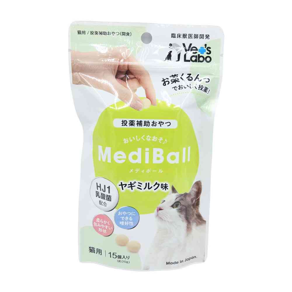 Japan Pet Communications Cat Mediball Goat Milk Flavor 15 Pieces