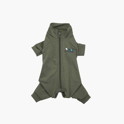 Vet's Wear with Sleeves for Boys Khaki S