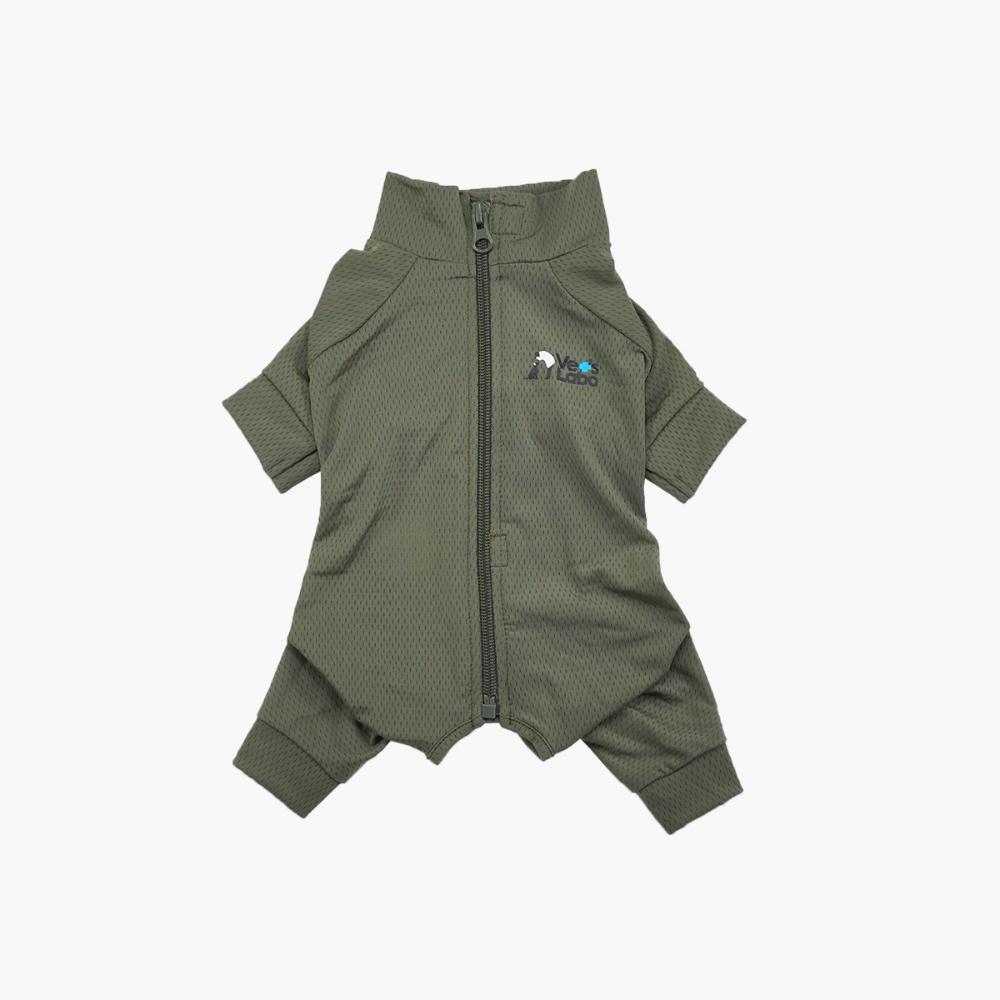 Dog Wear Bet's Wear with Sleeves for Boys Khaki M