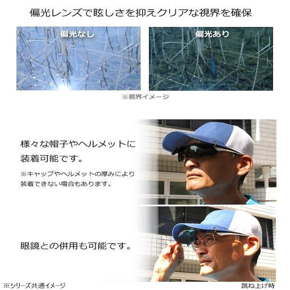 Polarized Sunglasses Cap Clip Sunshade - Gray