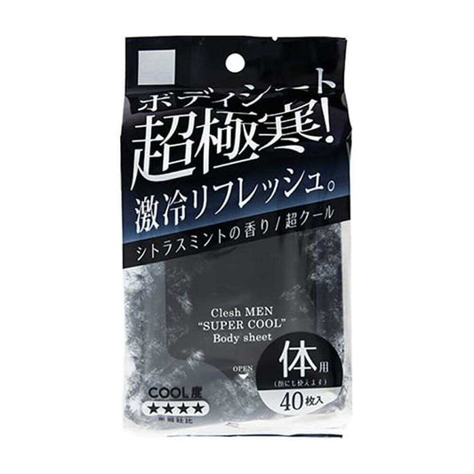 Cresh MEN Body Sheet Super Cool 40 Sheets