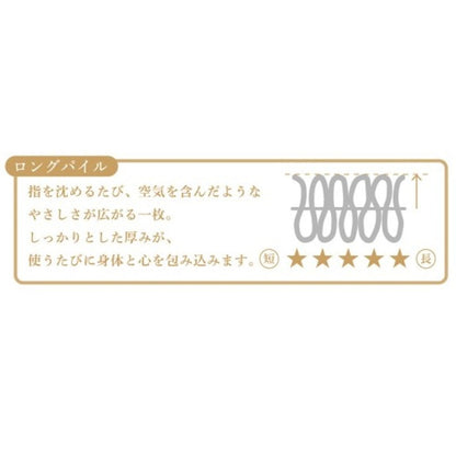 KRZ7043T Long Pile Bath Mat AGHLM-430