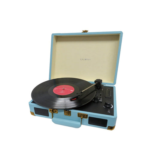 Record Player Light Blue TE-1907-LB