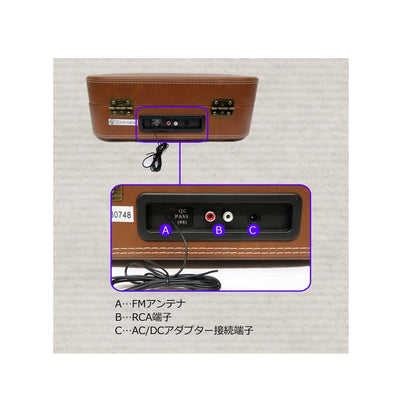 Rechargeable Record Player TE-1060RE