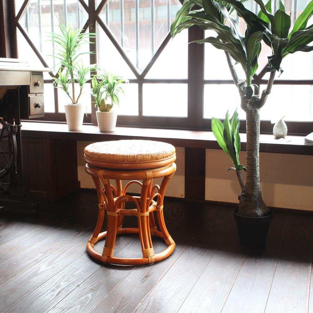 Rattan Rotating Stool ST06