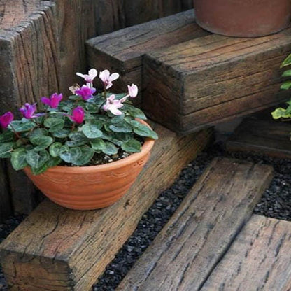 Garden Material Sleeper Edger D (Set of 2, 60cm)